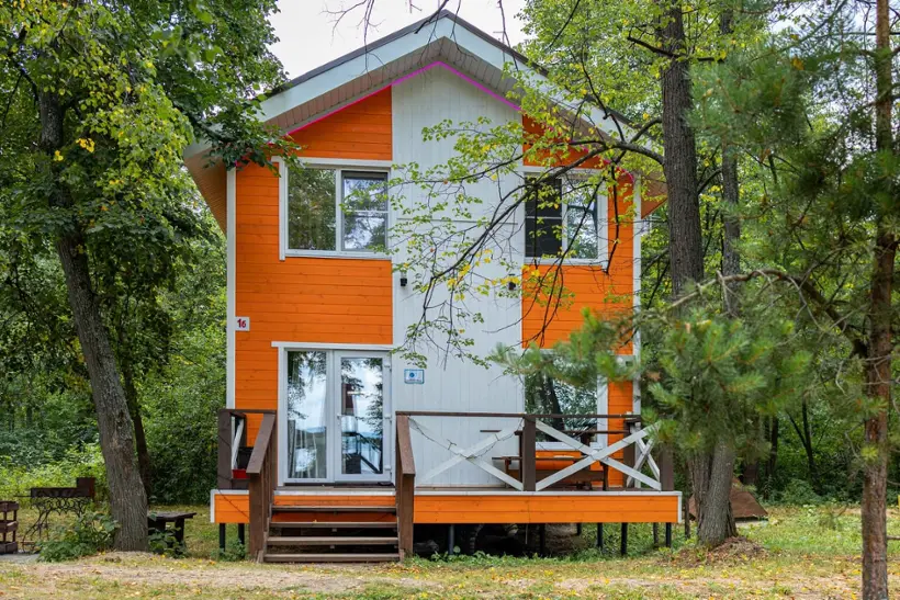 Оранжевый - Orange house lake