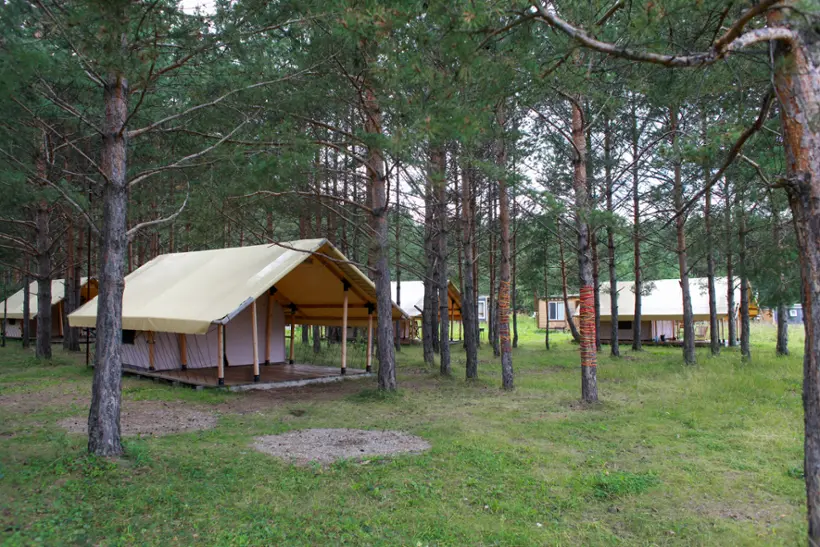  глэмпинг Дивий камень