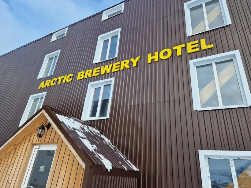 Arctic brewery hotel