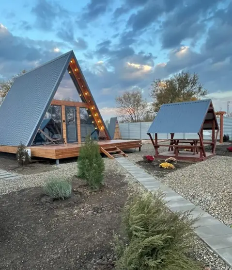 Уютные Гостевые Домики A-frame